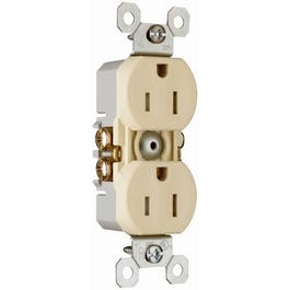 10-Pack Ivory 15-Amp 125-Volt Grounded Duplex Outlet