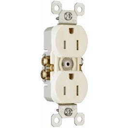 10-Pack Light Almond 15-Amp 125-Volt Grounded Duplex Outlet